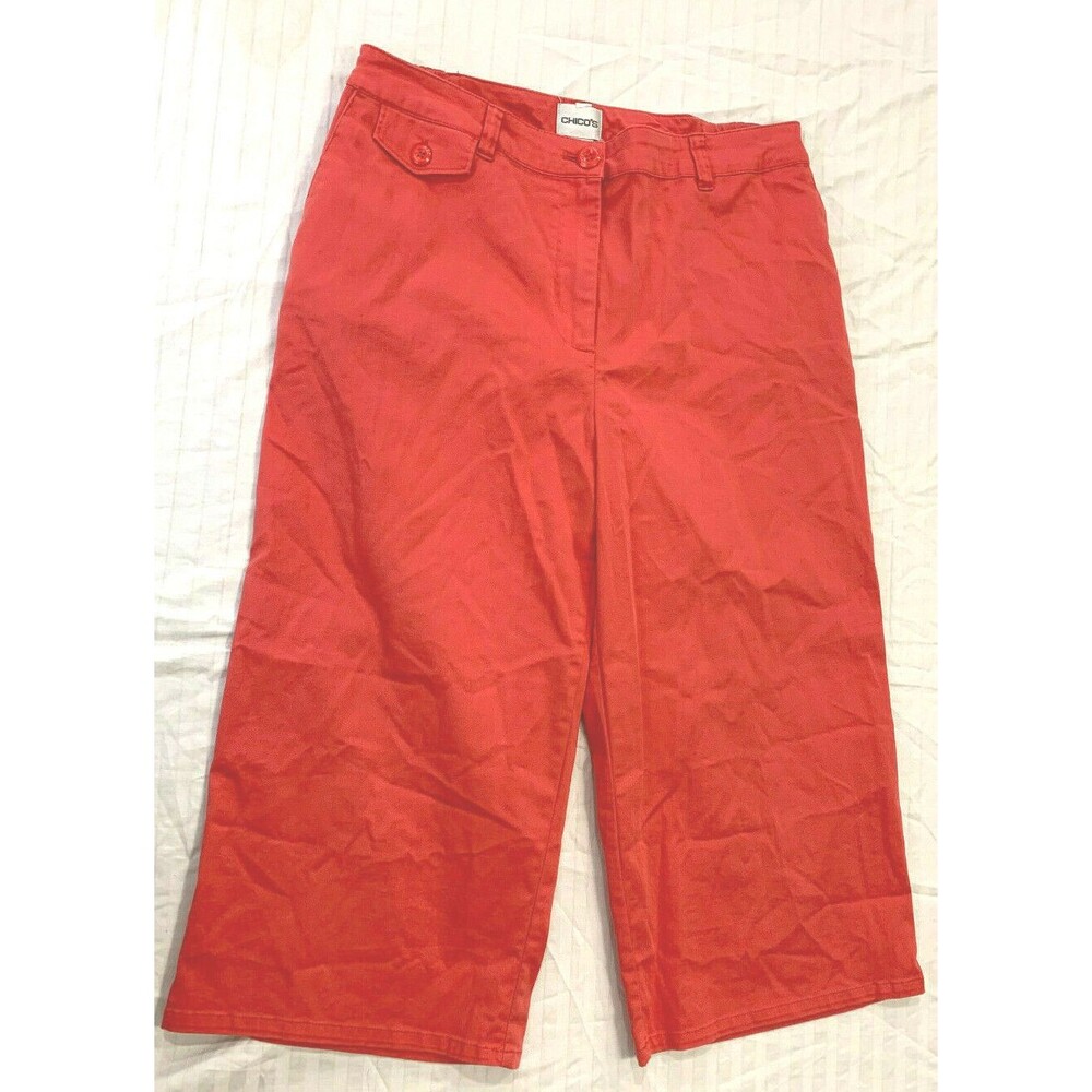 CHICOS WOMENS CAPRIS PANTS SIZE 1